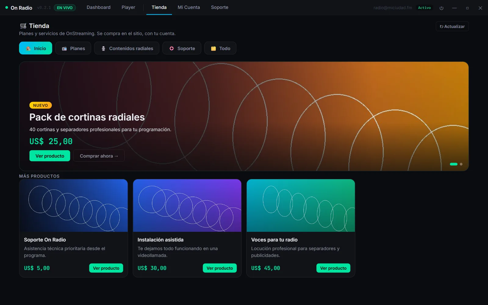 On Radio: Tienda